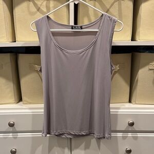 CKW Women’s Scoop Neck Tank Top in Lavender-Gray